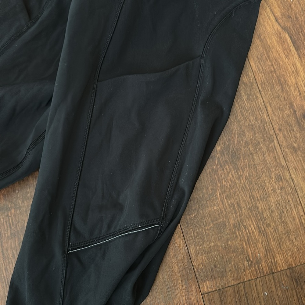 LuluLemon Black High-Waisted Leggings - Picture 2 of 3